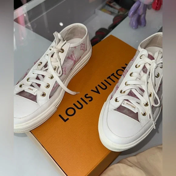 Louis Vuitton sneakers white pink - Picture 5 of 6